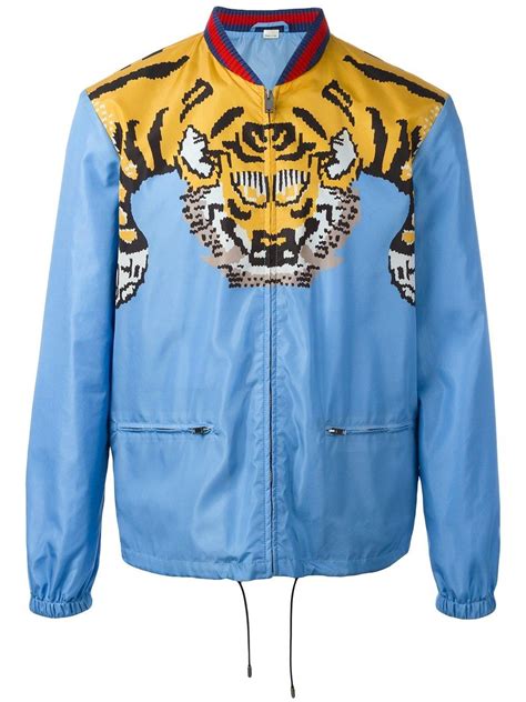 gucci tiger bomber jacket|gucci midnight blue bomber jacket.